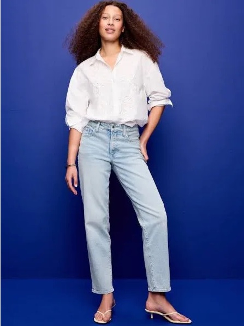 NWT Old Navy High Waisted OG Loose Rigid Jeans